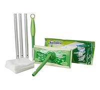 Swiffer 81665318 Kit de Démarrage pour Sols & Parquets Comprend Balai/8 Lingettes Sèches/3 Lingettes Humides