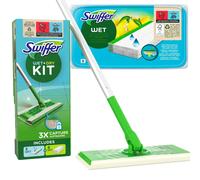 Swiffer Aimant à Poussière Trempé + Sec Kit Démarrage Avec 1 Bâton 15x 8 Tücher