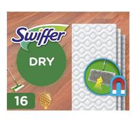SWIFFER Attrape-Poussière Lingettes Sèches Pour Parquet Recharges Dry 16 lingettes