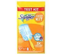 Swiffer Attrape & Retient Kit De Dépoussiérage avec 9 Manche Et 4 Recharges Plumeau Attrape-Poussière (9 x 1 Manche et 9 x 4 Recharges), Attrape Et Retient Jusqu’À 3 Fois Plus De Cheveux Et Poussière