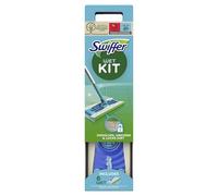 SWIFFER Balai Attrape-Poussière - Kit Démarrage, 1 Balai, 6 Lingettes Humides