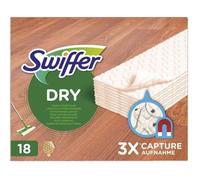 Swiffer Balai Attrape-Poussière Lingettes Sèches pour Parquet x18