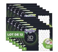 12x7 Lingettes Sèches 3D Clean Swiffer