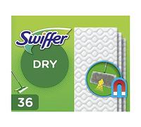Swiffer Recharges lingettes sèches Balai Attrape-Poussière — 3× plus de poussière — 36 unités