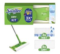 SWIFFER BALAI BOITE + LINGETTES (8 sèches/3 humides