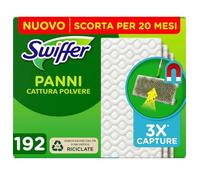 Swiffer Chiffons capture de la poussière, 240 chiffons en microfibre sèche, capture de la poussière et de la saleté, idéal pour tous les types de sols et pour les poils d'animaux, Giga Format