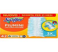 Swiffer Duster Doudounes Capture-poussière, 42 Doudounes, Parfum Fraîcheur d'Ambi Pur, Capture et Piège la poussière et la saleté, atteint Les Points Les Plus Difficiles de la Maison, escorte pour 21