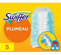 Swiffer Duster Plumeau Attrape & Retient 5 Recharges Dépoussiérantes, Attrape Et Retient 3 Fois Plus De Cheveux Et Poussière Qu’Un Plumeau Ordinaire