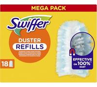 Swiffer Duster Recharges x 18, Attrape Et Retient 3x Plus De Poussière Et De Cheveux Par Rapport Au Plumeau Traditionnel