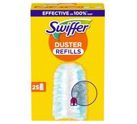 Swiffer Duster Plumeau Recharges, 25 Unités, Capture Poussière, Saleté, Poils et Allergènes, Efficace Contre 99.9% des Poussières, même dans les Coins Difficiles, Rapide et Efficace