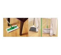 SWIFFER Kit 2 en 1 Balai déplié et 8 lingettes humides / sèches