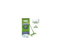 Swiffer Balai attrape-poussière – Kit de démarrage, 1 balai +8 lingettes sèches +3 imprégnées parquet
