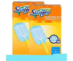 Swiffer Kit de démarrage - Poignée + 3 lingettes (Lot de 2)