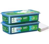 Swiffer Lingettes Humides Pour Sol, 40 Lingettes Nettoyantes, Attrape-Poussière, Nettoie En Profondeur