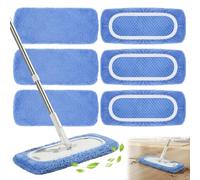 Swiffer Lot de 10 têtes de rechange pour serpillères humides et sèches Bleu
