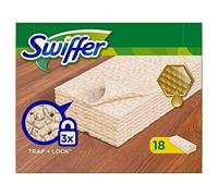Swiffer Lot de 18 recharges de lingettes sèches pour bois et parquet