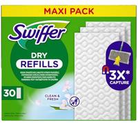 Swiffer Lot de 180 recharges de poussière pour balai propre et frais, pour attraper et piéger la poussière (30 x 6)