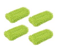Swiffer Lot de 4 chiffons réutilisables en microfibre et chenille pour nettoyage en machine Convient pour tous les types de sols