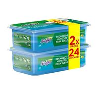 Swiffer Lot de 48 serpillères humides (2 x 24), idéales pour sols en bois, céramique et vinyle