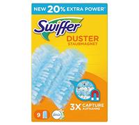 Swiffer Plumeaux Dépoussiérant avec Le Parfum Frais de Febreze Rosée du Matin 9 Recharges