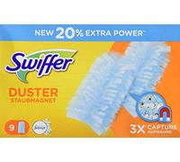 Swiffer Recharge magnétique anti-poussière avec parfum Febrezeft, lot de 9 lingettes
