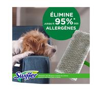 Swiffer Recharges de lingettes humides pour balai lave-sol, avec le parfum Febreze, 18 unités