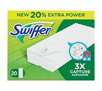 Swiffer - Recharges Lingettes Sèches pour Balai Attrape-Poussière - 4x20 (x80 lingettes)