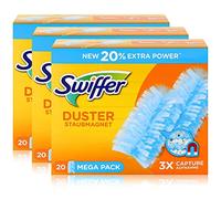 Swiffer Recharges pour attire-poussière - Lot de 3 (20 x 3 = 60 pièces)