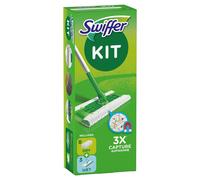 Swiffer Balai attrape-poussière Kit de démarrage – 1 lingette, 8 sèches, 3 humides pour sols