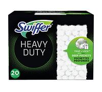 Swiffer Sweeper Lot de 20 recharges de chiffons secs multi-surfaces pour balayage et nettoyage des sols