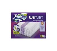 Swiffer WetJet Balai Spray Recharges Lingettes pour Tous Types de Sol 20 Pièces - Lot de 2