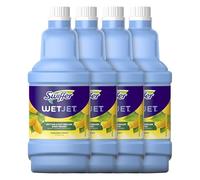 Swiffer WetJet Nettoyant Sol pour Balai Spray, agrumes frais, 5L (4x 1.25L), Détergent Multi-Surfaces, Élimine Facilement la Saleté Sans Laisser de Traces Ni de Résidus