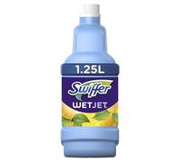Swiffer WetJet Nettoyant Sol pour Balai Spray, agrumes frais, 5L (4x 1.25L), Détergent Multi-Surfaces, Élimine Facilement la Saleté Sans Laisser de Traces Ni de Résidus