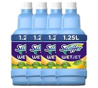Swiffer WetJet Nettoyant Sol pour Balai Spray, agrumes frais, 5L (4x 1.25L), Détergent Multi-Surfaces, Élimine Facilement la Saleté Sans Laisser de Traces Ni de Résidus