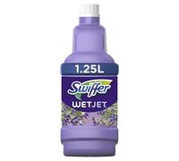 Swiffer WetJet Solution Nettoyante Multi-Surfaces Parfum Lavande, Pack Économique 4x1,25L, Élimine les Saletés Sans Traces ni Résidus, Séchage Rapide, Pour Tous Sols Finis