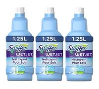 Swiffer WetJet Solution Nettoyante pour Balai Spray 1,25 L - Lot de 3 (3,75 L)