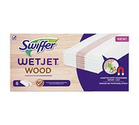 Swiffer Wetjet Wood Recharges Lingettes Balai Spray pour Tous Types de Sols 1 x 8