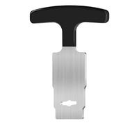 Swifk Clé de déverrouillage de piscine avec poignée | fente de valve de - Ouverture rotative - Utility Cap Extractor Aide à la tige pour raccord de vidange et nettoyage de tête