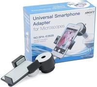 Swift Adaptateur d'objectif de Microscope, Support d'adaptateur d'appareil Photo pour Smartphone, Accessoire de Microscope (Convient aux oculaires de 26 mm et 28 mm)