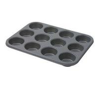SWIFT FARINGDON COLLECTION BAKERS PRIDE PLAQUE A MUFFINS ANTI-ADHESIF ACIER CARBONE 12 MOULES 37,5 X 27 X 3,5 CM