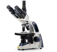 SWIFT Grossissement SW380T 40X-2500X - Microscope de Laboratoire à Composé Trinoculaire avec Oculaires 10X / 25X, Platine Mécanique, Mise au Point Ultra-Précise, Compatible Les Appareils Photo