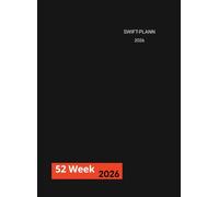 SWIFT-PLANN 2026 Weekly Appointment Planner - Red Edition | 52 Week Schedule Book | 15-Minute Interval Planner | Large 8" x 11" | Vol.2