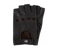 Swift Wear Mitaines sans doigts pour la conduite, le fitness, la moto, le cyclisme - Gants en cuir non doublés de qualité supérieure - Idéal pour la conduite, la moto - XL - Marron foncé