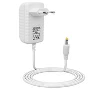 Swiftctrl Adaptateur Secteur 15 W pour Echo Dot 3e/4e/5e génération, Echo Show 5 (1re/2e génération), Echo Spot, Echo Dot Kids Edition, Chargeur 12 V/1,25 A avec câble de Charge de 1,5 m, Blanc