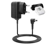 Swiftctrl Chargeur 6V Compatible avec Tensiomètre Omron, Bloc d'Alimentation pour Modèles M2 M3 M5 M6 M7 M8 M9 X2 X3 X4 X7 et M400 M500 M700 Intelli IT Série hhp-cm01