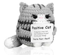 Swiftctrl Positive Chatte | Cadeau Inspirant & Amusant | Anniversaire Femme Homme Enfant Couple Collegue | Decoration Maison | Humour Motivation
