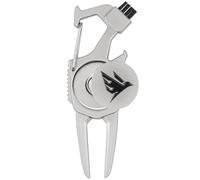 SWIFTEE Outil de réparation de repère de divot de golf 7 en 1 - Support de club, brosse, boucle à clip, nettoyeur de rainures, ouvre-bouteille, marqueur de balle, outil de divot - Coffret cadeau