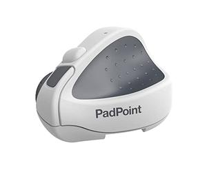 Swiftpoint PadPoint Wireless Mouse Made for iPad Pro, Air, MacBook & Tablet | Mini Ergo Pen Grip | Compatible with Apple Pencil, Magic Keyboard & Logitech Folio | Bluetooth & Rechargeable
