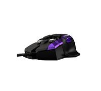 Swiftpoint Tracer Souris de Jeu Filaire : 13 Boutons programmables, 2 capteurs de Pression, Boutons latéraux, 12000 DPI, commutateurs mécaniques, mémoire intégrée, 16 profils de Jeu, RVB, Violet/Noir