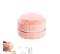 Swiftvac - Smart Vacuum Cleaner,Swiftvac Robot Vacuum 3 in 1,Mini Table Cleaner de Table,Petit Aspirateur à Main USB Rechargeable,Aspirateur à sans Fil de Bureau Haute Puissance d'Aspiration (Rose)
